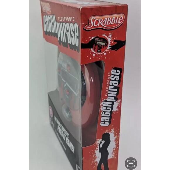 New Hasbro Scrabble Electronic Catch Phrase Handheld Electronic Game - Picture 4 of 5